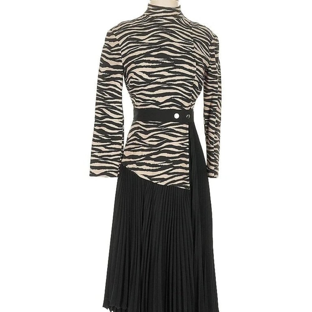 alc peyton zebra dress